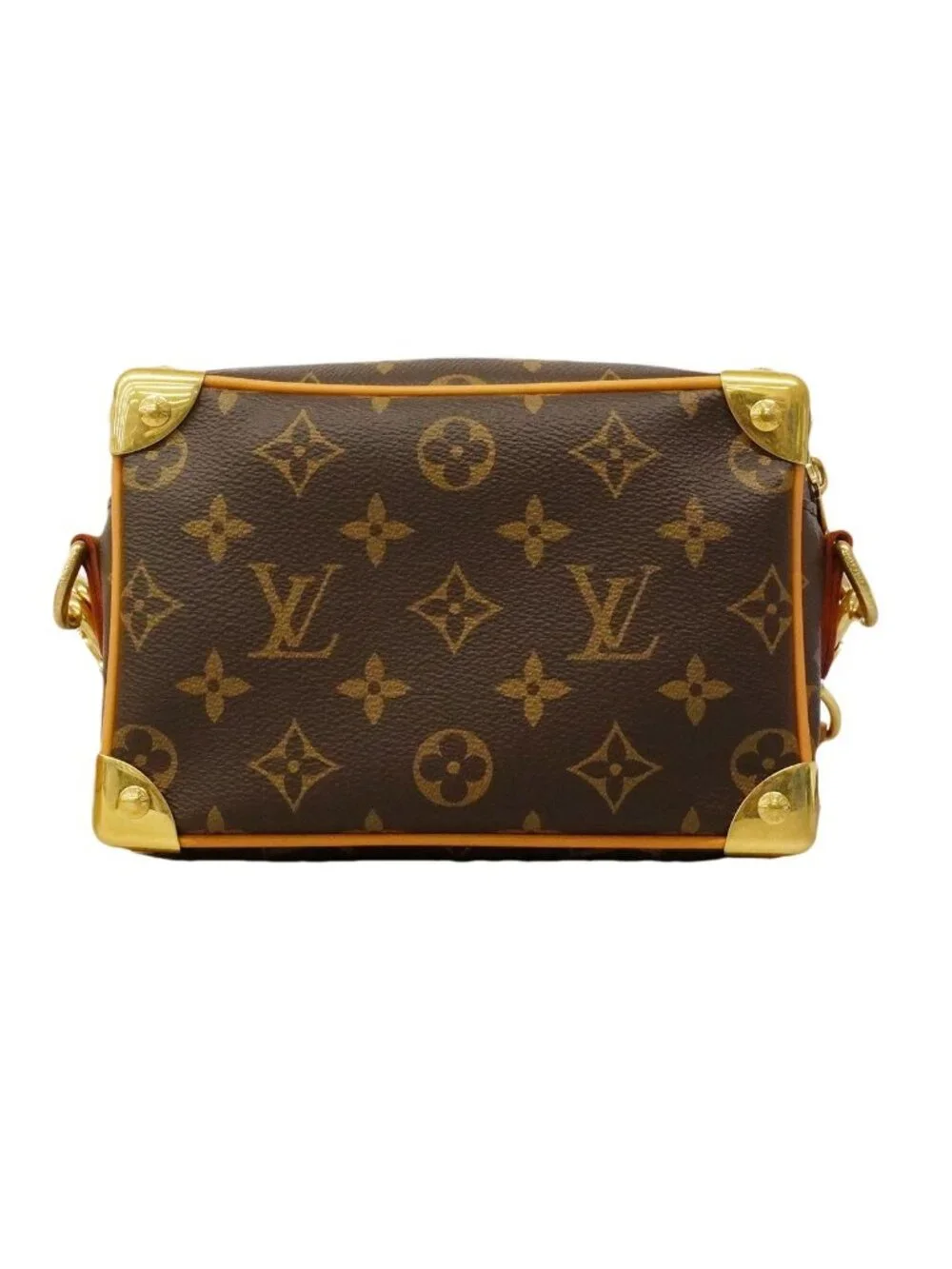 Louis Vuitton Shoulder Bag Monogram Archive Mini Soft Trunk Brown